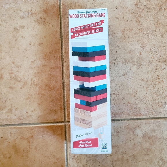 Wembley Games Nwt Wembley Brand Wood Block Stacking Game Poshmark